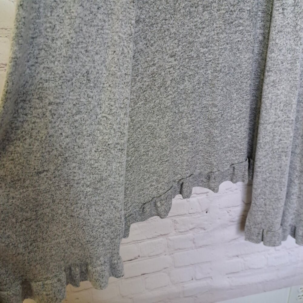 Marisa Jill Ultrasoft Ruffle Hem Open Cardigan Size 2X - Picture 3 of 9